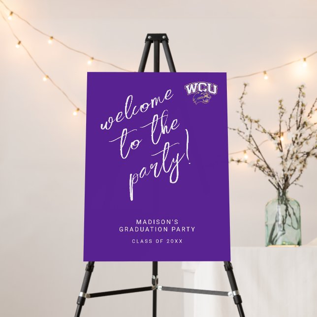 Western Carolina Graduation Foam Board (In Situ (Stand))