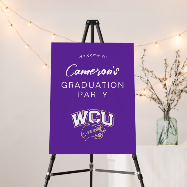 Western Carolina Graduation Foam Board (In Situ (Stand))