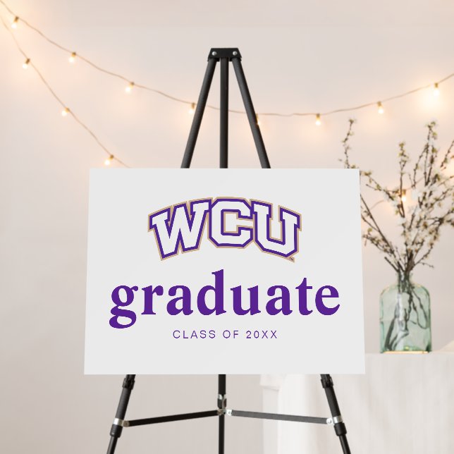 Western Carolina Graduation Foam Board (In Situ (Stand))