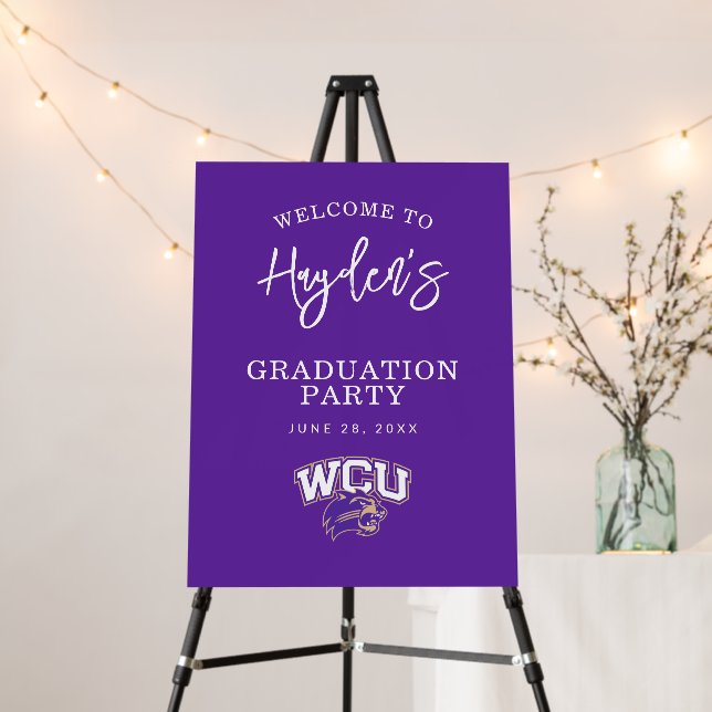 Western Carolina Graduation Foam Board (In Situ (Stand))