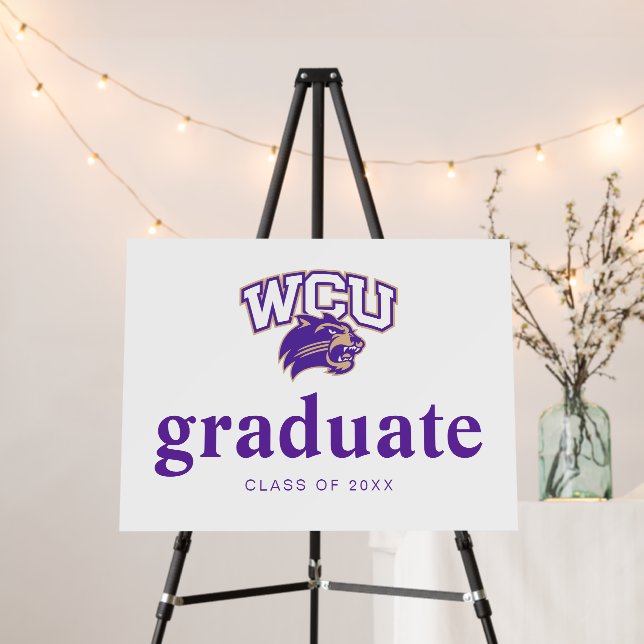 Western Carolina Graduation Foam Board (In Situ (Stand))