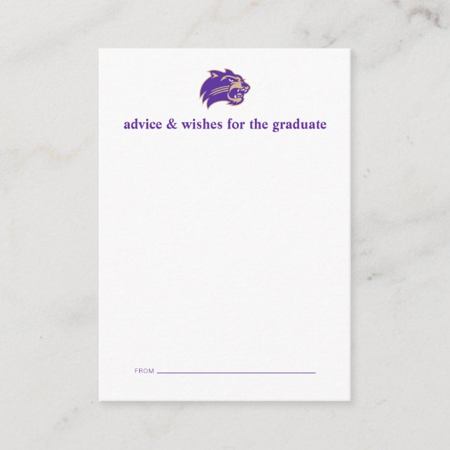Western Carolina Graduation Note Card (Front)
