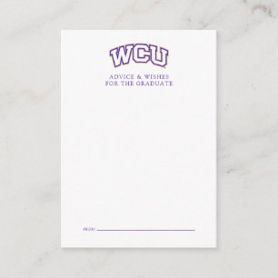 Western Carolina Graduation Note Card