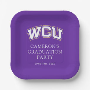 Western Carolina Graduation Paper Plates