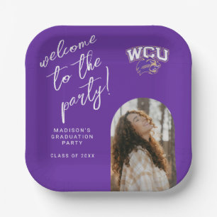 Western Carolina Graduation Paper Plates