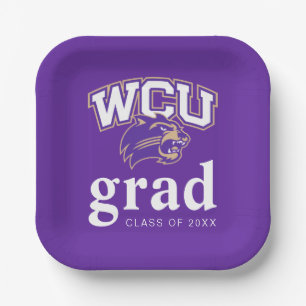 Western Carolina Graduation Paper Plates