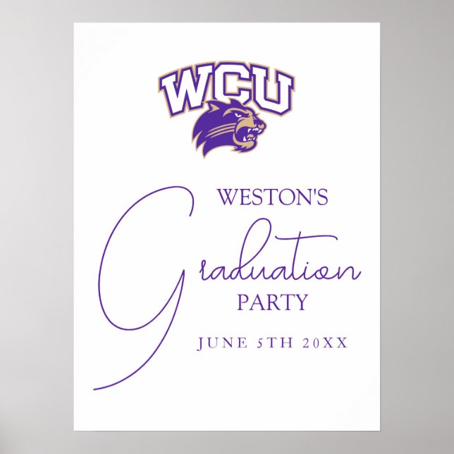 Western Carolina Graduation Poster (Front)