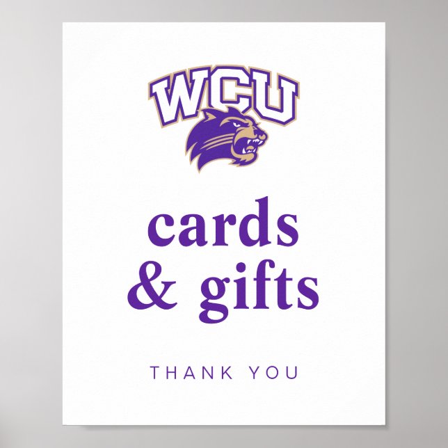 Western Carolina Graduation Poster (Front)