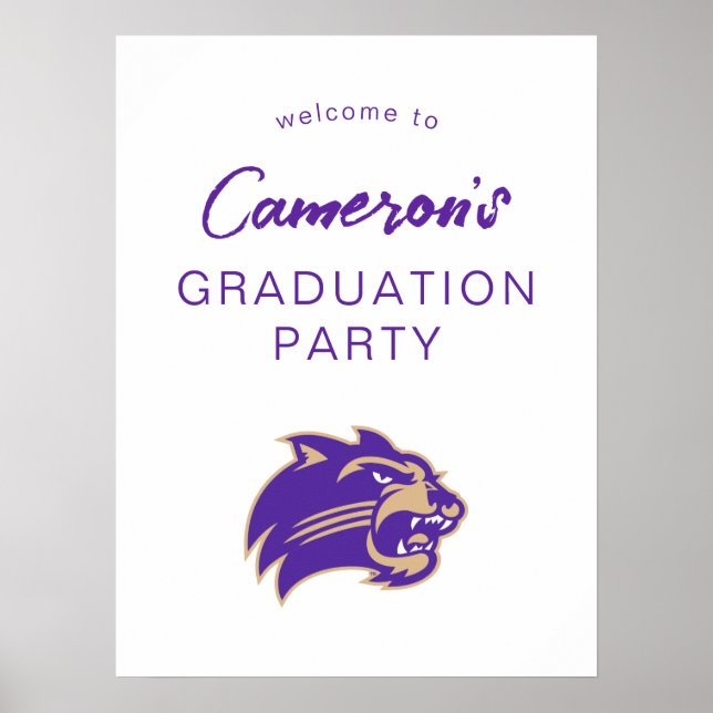 Western Carolina Graduation Poster (Front)