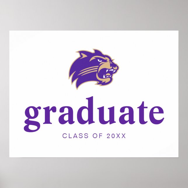 Western Carolina Graduation Poster (Front)