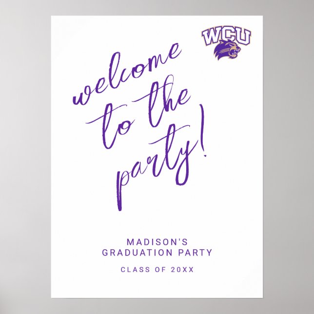 Western Carolina Graduation Poster (Front)