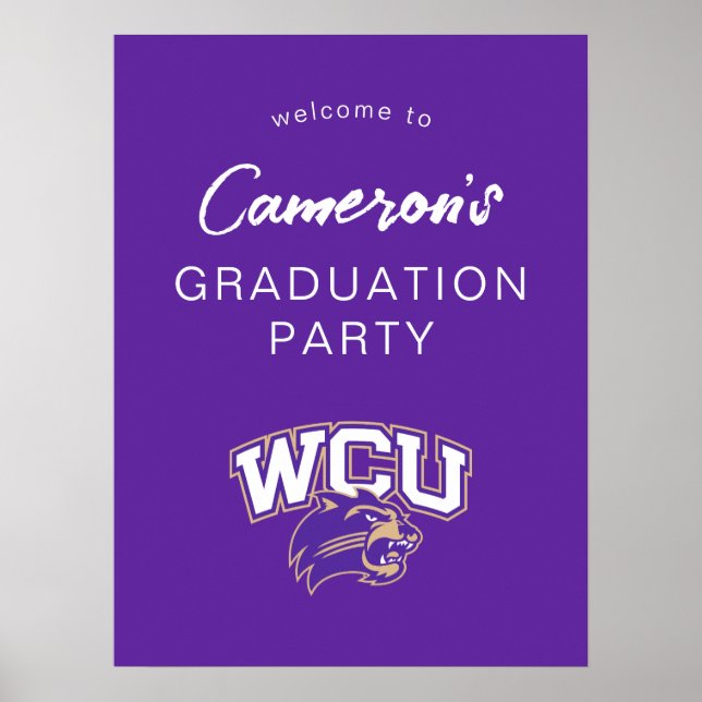 Western Carolina Graduation Poster (Front)