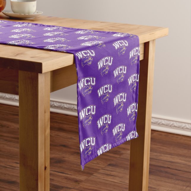 Western Carolina Graduation Short Table Runner (In Situ)