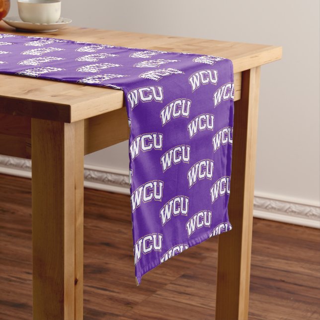 Western Carolina Graduation Short Table Runner (In Situ)
