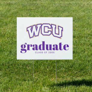 Western Carolina University Graduation Sign