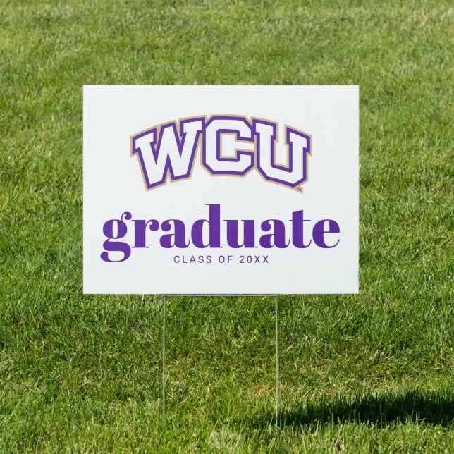 Western Carolina University Graduation Sign (Insitu)