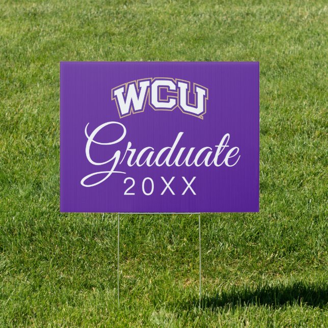 Western Carolina University Graduation Sign (Insitu)