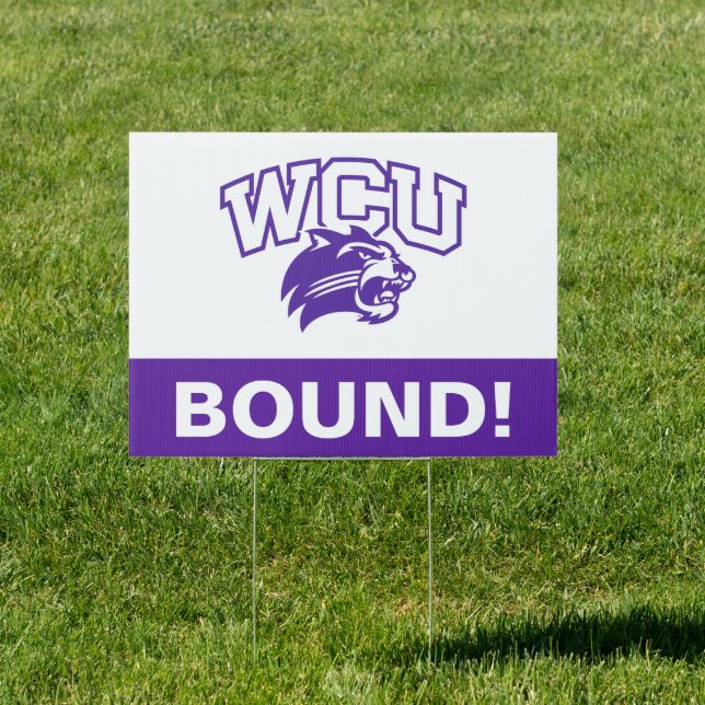 Western Carolina University Graduation Sign (Insitu)