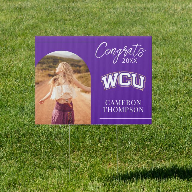 Western Carolina University Graduation Sign (Insitu)
