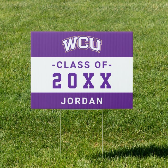 Western Carolina University Graduation Sign (Insitu)