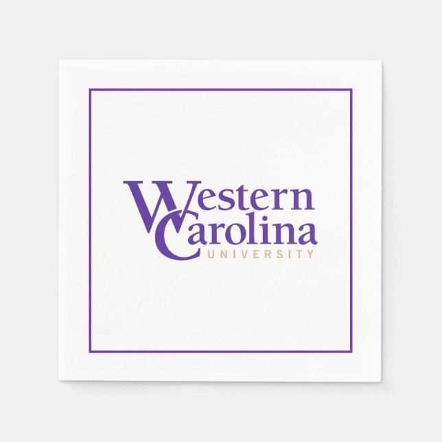 Western Carolina University Napkins (Front)