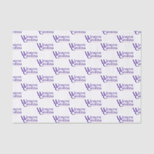 Western Carolina University Tissue Paper