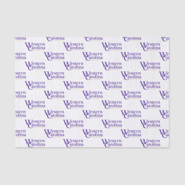Western Carolina University Tissue Paper (Front)