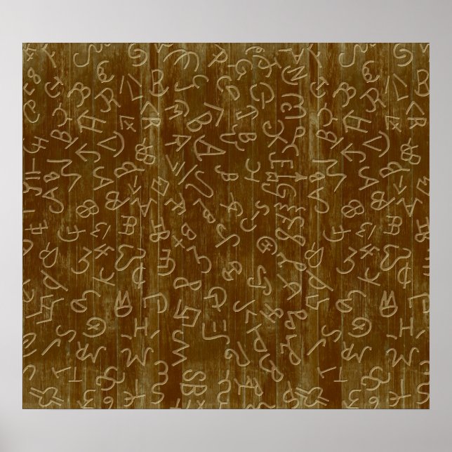 Western Cattle Brands Poster (Front)