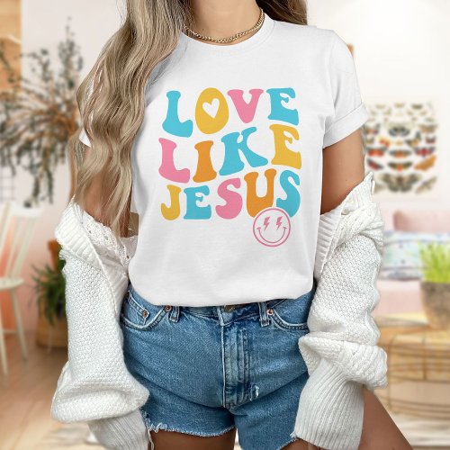 Western Christian Shirt Love Like Jesus T_Shirt