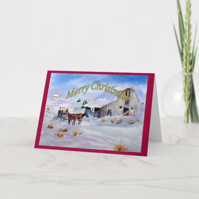 Western Christmas Card (Front)