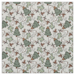 Western Christmas  Fabric