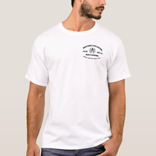 Western Civilization Small Logo T_Shirt
