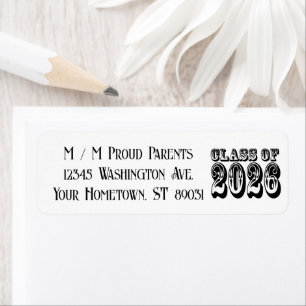 Western Class of 2026 Graduation Label