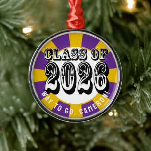 Western Class of 2026 Graduation Metal Ornament