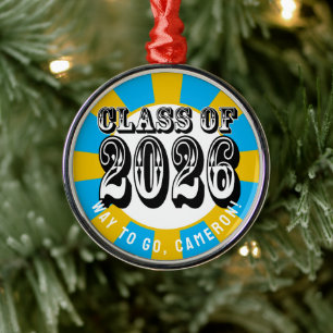 Western Class of 2026 Graduation Metal Ornament