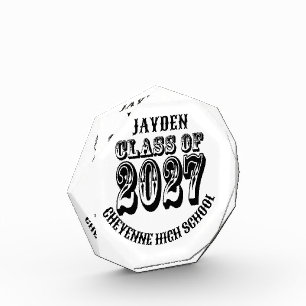 Western Class of 2027 Graduation Acrylic Award
