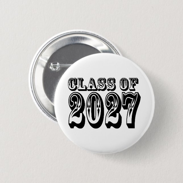 Western Class of 2027 Graduation Button (Front & Back)