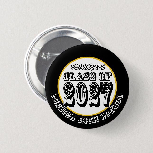 Western Class of 2027 Graduation Button (Front & Back)