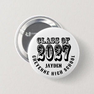 Western Class of 2027 Graduation Button
