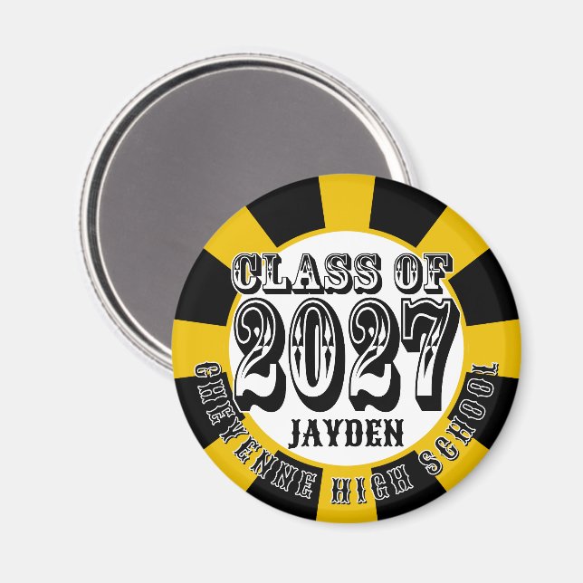 Western Class of 2027 Graduation Magnet (Front/Back)