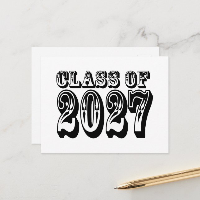 Western Class of 2027 Graduation Postcard (Front/Back In Situ)