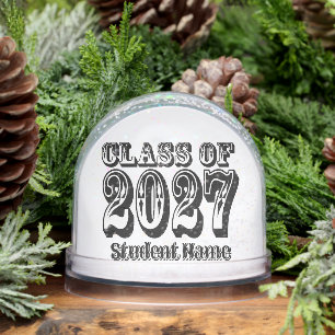 Western Class of 2027 Graduation Snow Globe
