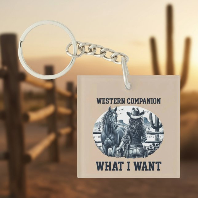 Western Companion Keychain (Creator Uploaded)