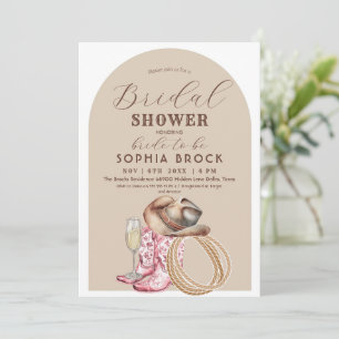 Western Country Bridal Shower Invitation