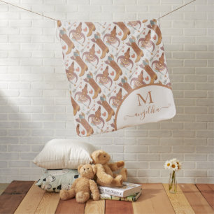 Western Country Cowboy Boots Rustic Bohemian Tribe Baby Blanket