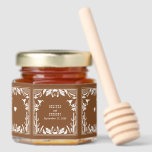 Western Country Cowboy Rustic Wedding Favor Honey Jar Favors