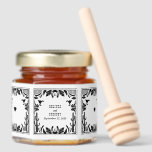 Western Country Cowboy Rustic Wedding Favor Honey Jar Favors