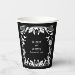Western Country Cowboy Rustic Wedding Paper Cups
