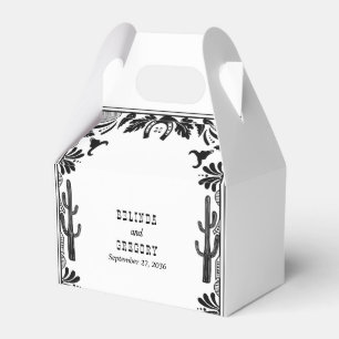 Western Country Cowboy Rustic Wedding Welcome Favor Boxes