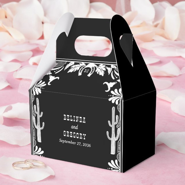 Western Country Cowboy Rustic Wedding Welcome Favor Boxes (Wedding)